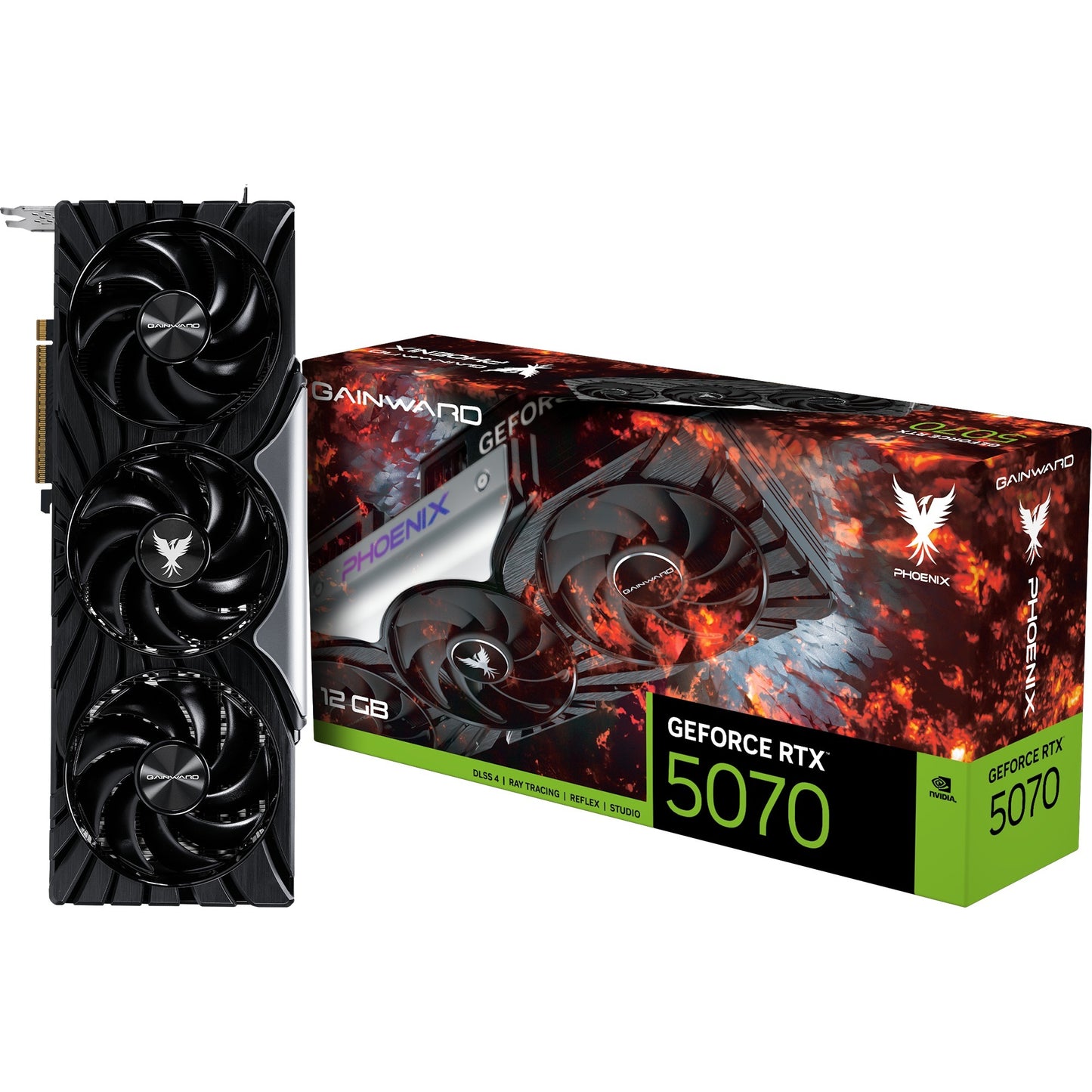Gainward geforce rtx 5070 phoenix grafische kaart (dlss 4, 3x displayport, 1x hdmi 2.1)