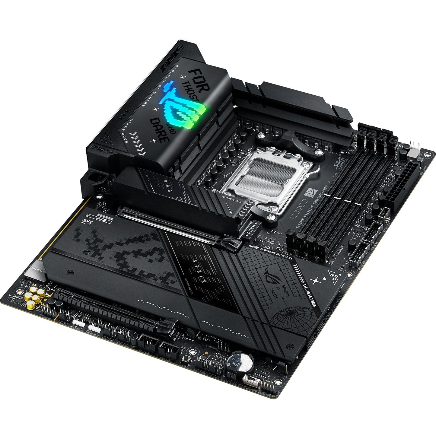 ASUS rog strix x870-f gaming wifi socket am5 moederbord (2.5gb-lan, wi-fi 7, bt, sound, atx)
