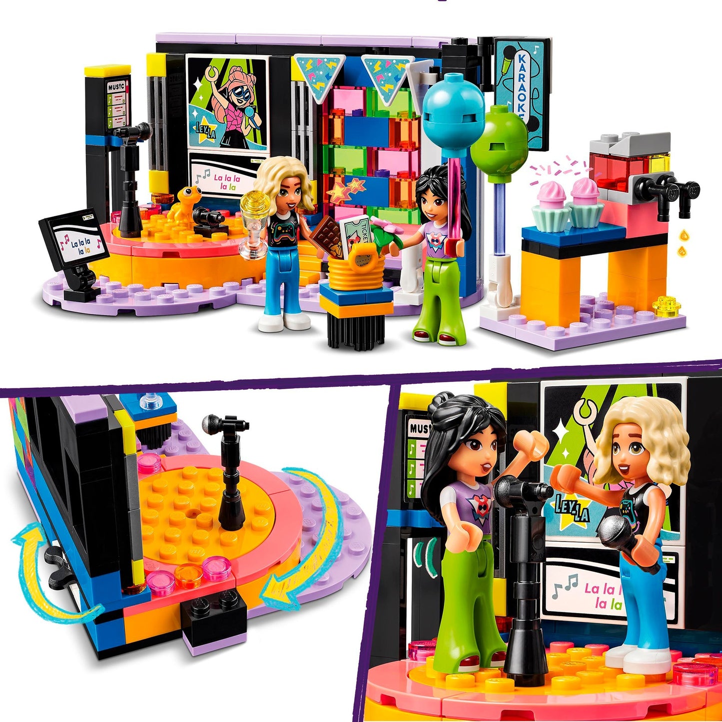 LEGO friends - karaoke muziekfeestje constructiespeelgoed (42610)