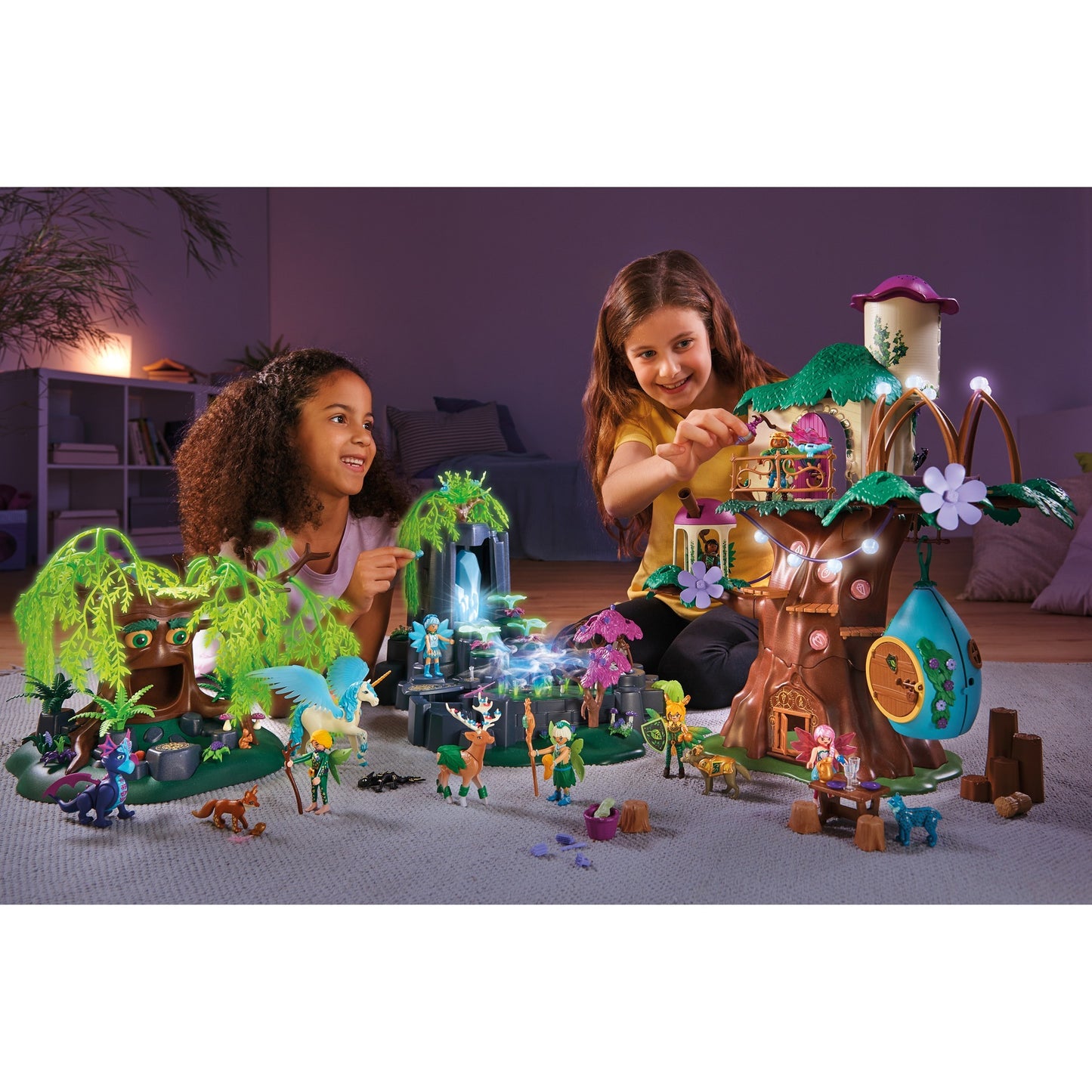 PLAYMOBIL ayuma - knight fairy met totemdier constructiespeelgoed (70802)
