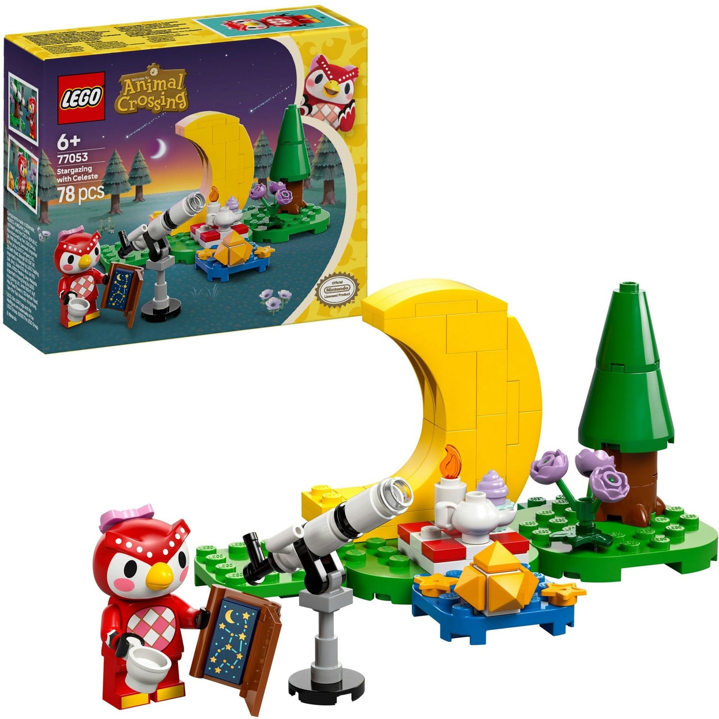 LEGO animal crossing 77053 sterrenkijken met celeste