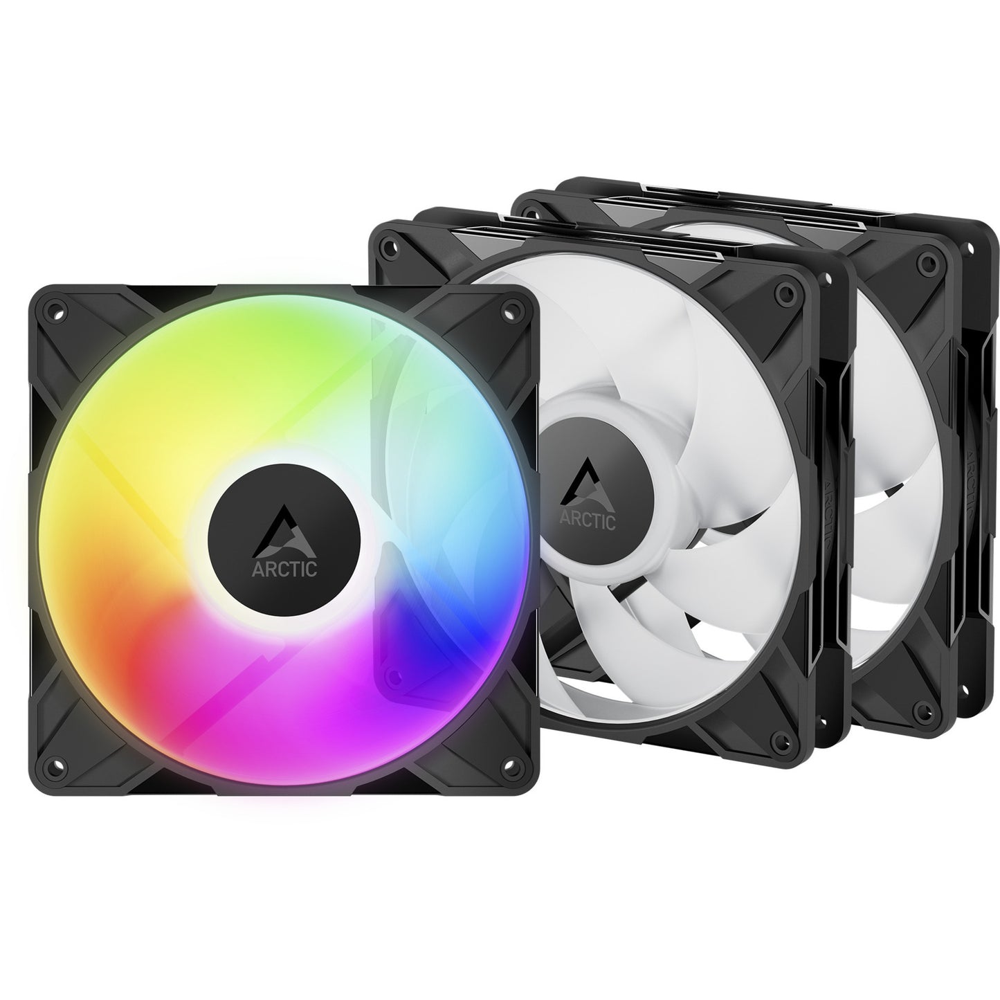 ARCTIC p14 pro a-rgb case fans (zwart, 3 stuks, 140 x 140 x 27 mm, pwm)