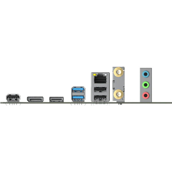 MAXSUN ms-esport-h810m gank wifi socket 1851 moederbord (zwart, gb-lan, wlan, bt, sound, µatx)