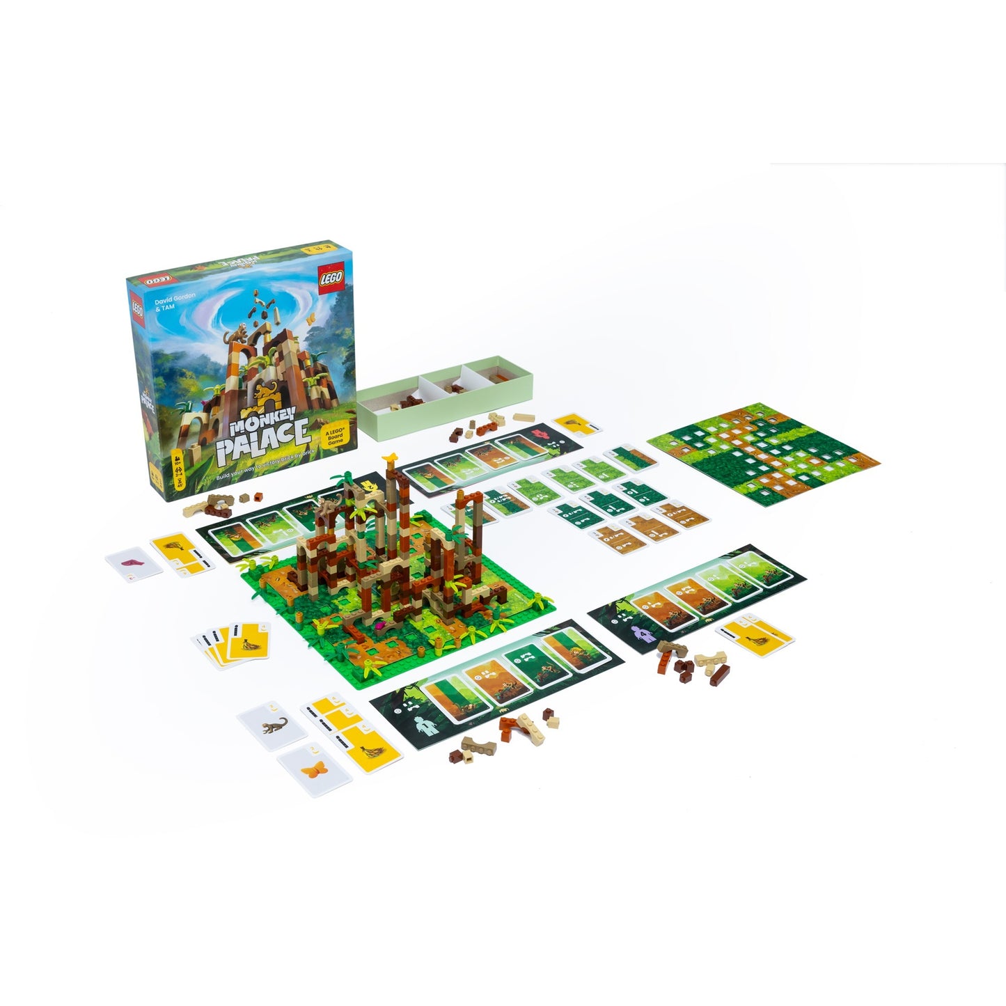 Asmodee lego® monkey palace bordspel (frans nederlands, 2 - 4 spelers, 45 minuten, vanaf 10 jaar)
