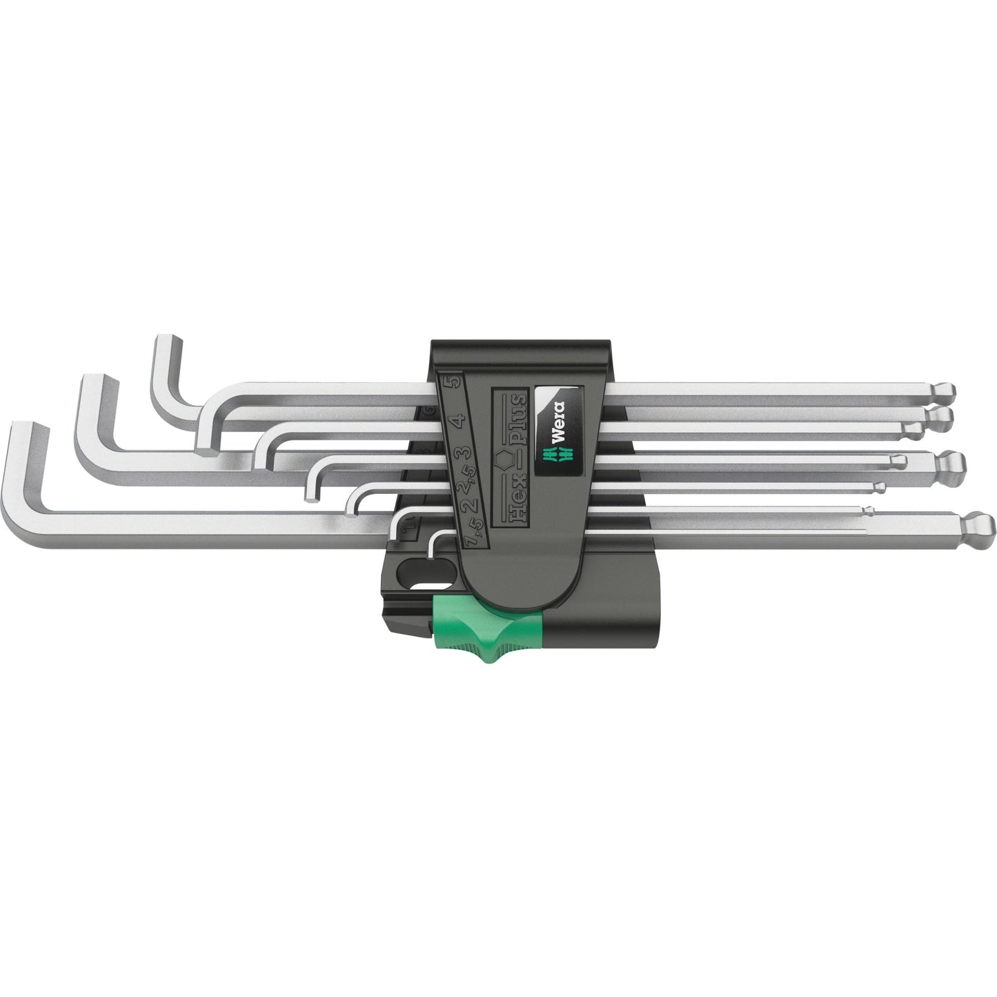 Wera inbussleutelset 950 9 hex-plus 4 (chroom, 9-delig)