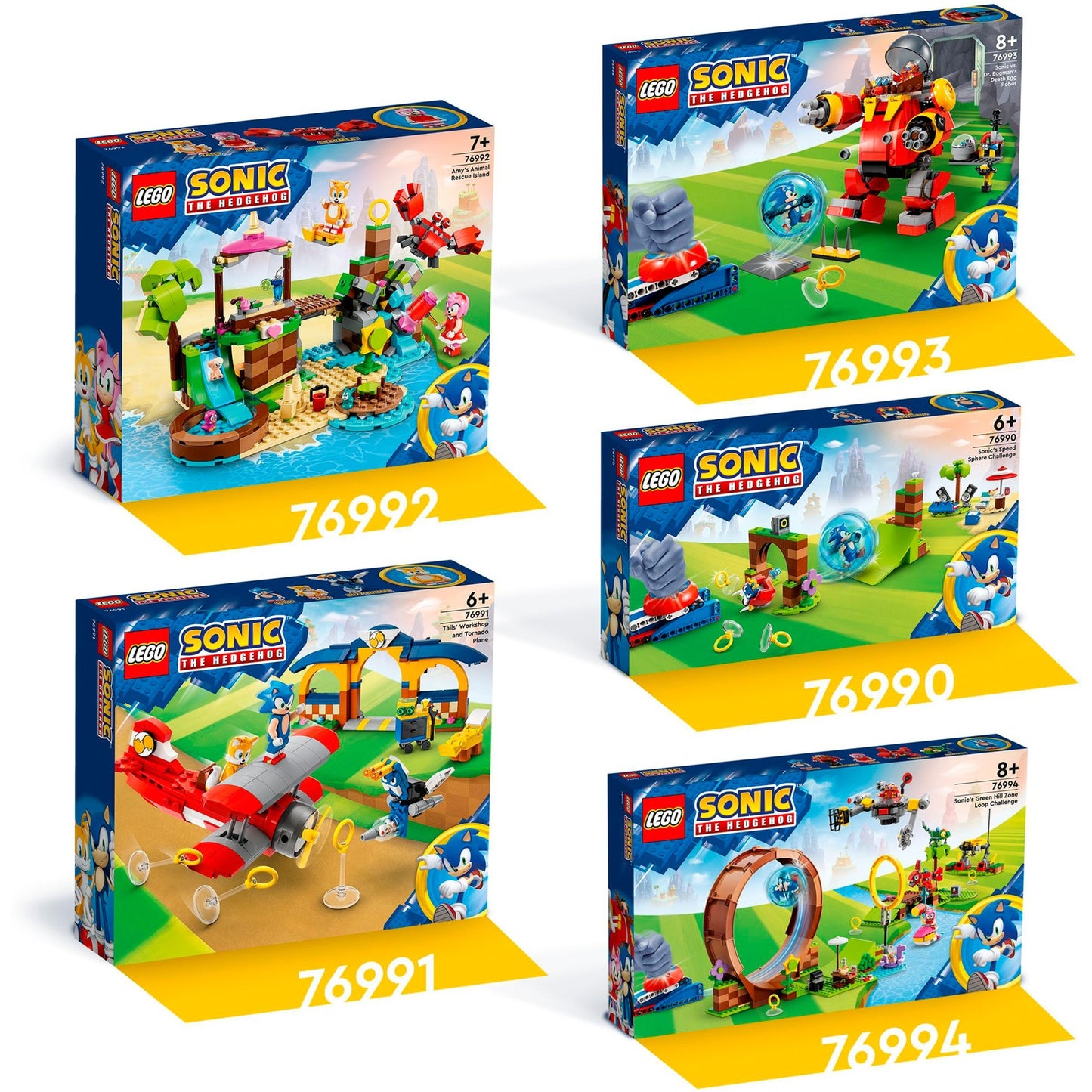 LEGO sonic the hedgehog - amy's dierenopvangeiland constructiespeelgoed (76992)