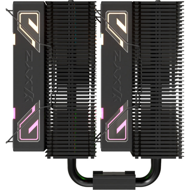 XYZ PC Gear Thermax 6 Duo RGB CPU-koeler (Zwart, ARGB, PWM)