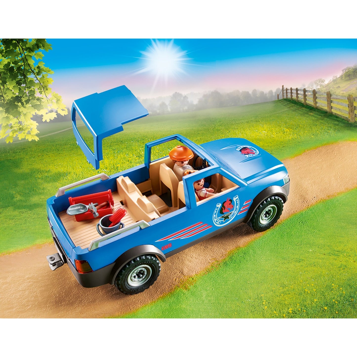 PLAYMOBIL country - mobiele hoefsmid constructiespeelgoed (70518)