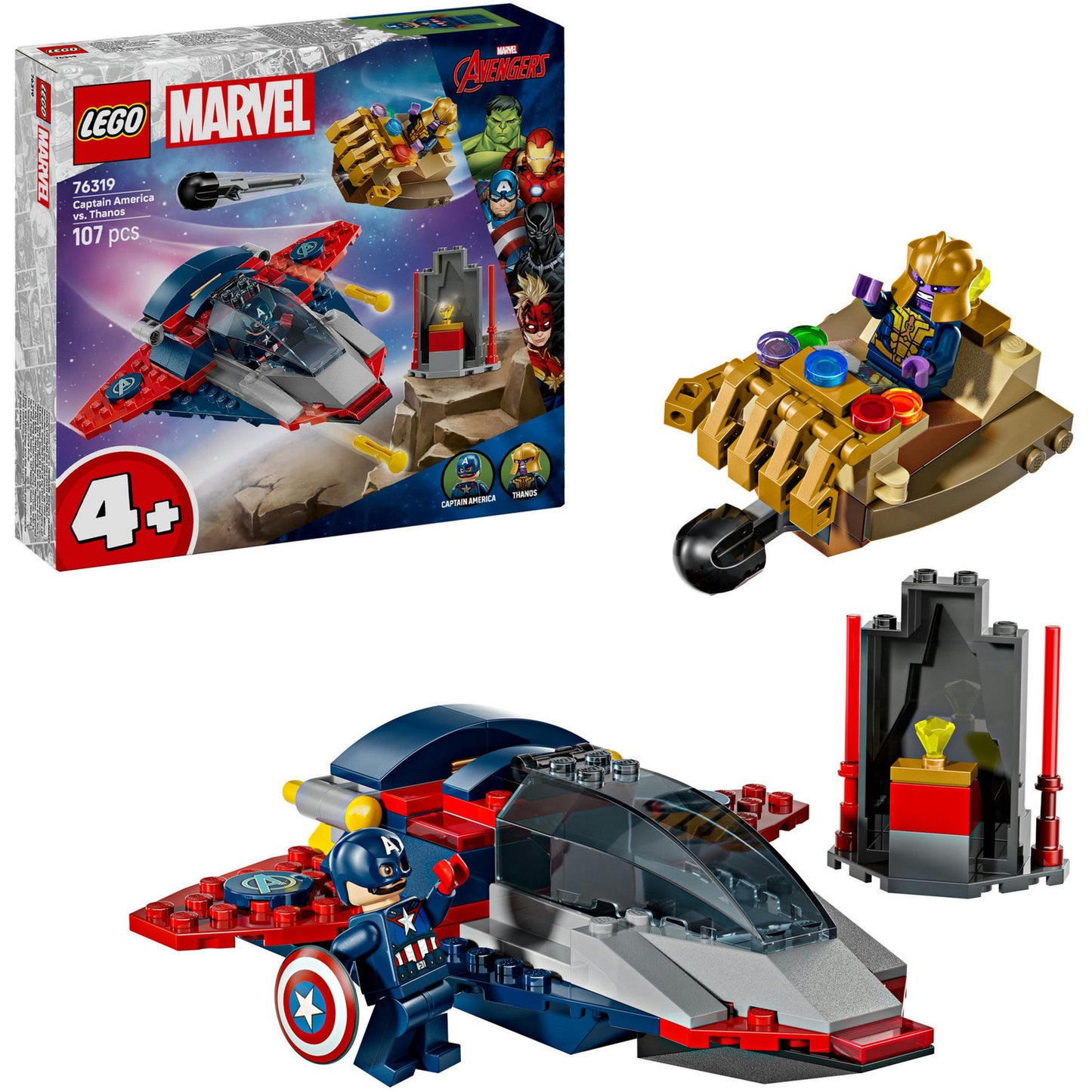 LEGO ® marvel captain america vs. thanos - 76319