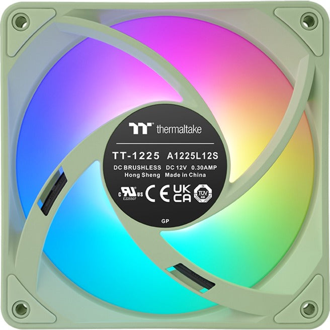 Thermaltake ct120 ex argb sync pc cooling fan matcha green (3-fan pack) case fans (lichtgroen, 3 stuks, 120 x 120 x 25 mm, pwm)