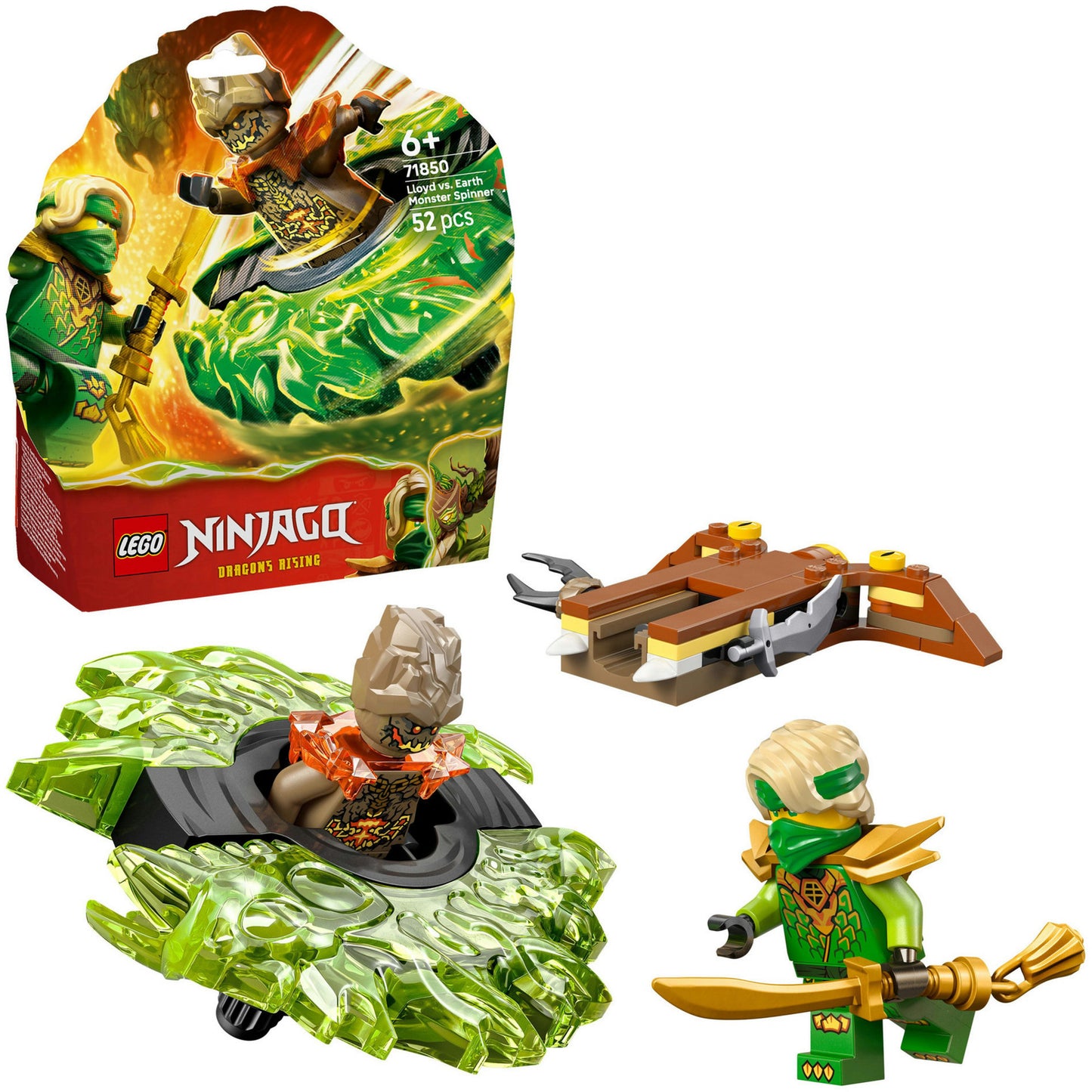 LEGO ninjago 71850 lloyd vs. elementaire monsterspinner