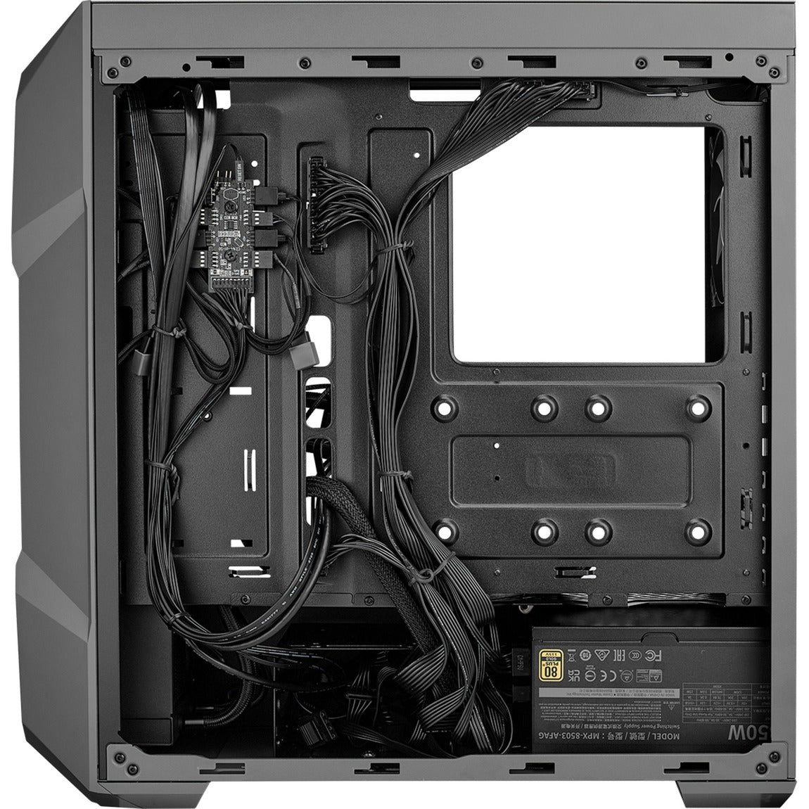 Cooler Master td500 max midi tower behuizing (gunmetal | 2x usb-a | 1x usb-c | rgb | tempered glass)