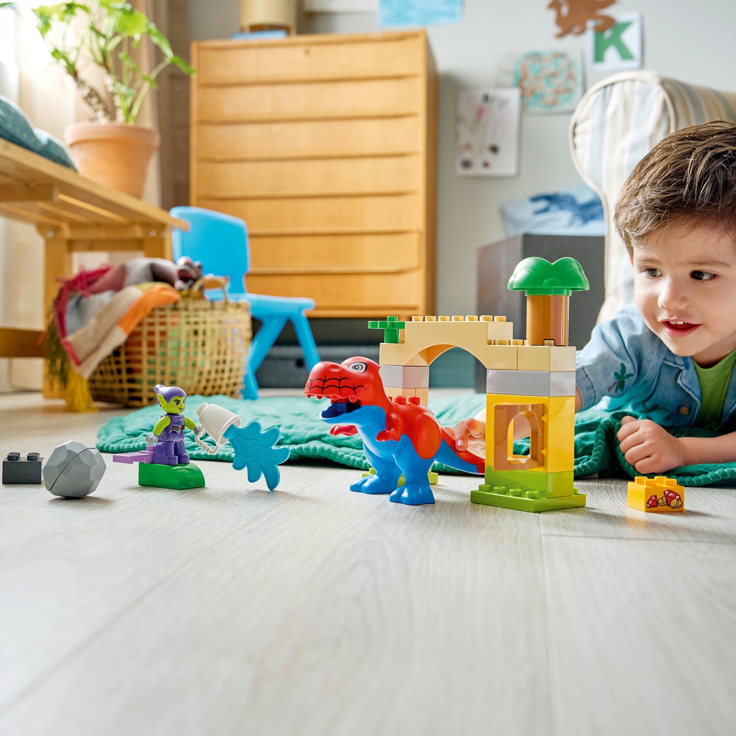 LEGO duplo 10463 dinosaurus spidey-rex vs. green goblin