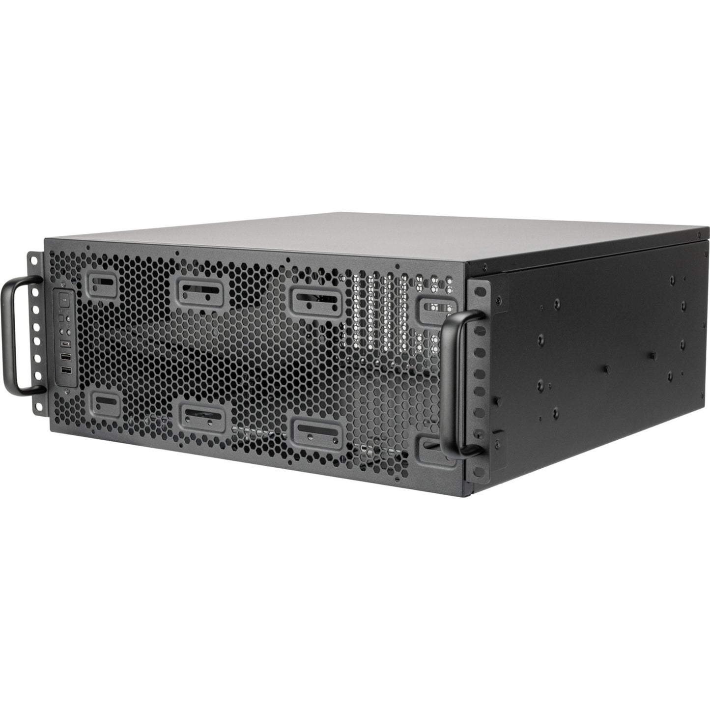 SilverStone rm4a rack behuizing (zwart | 4u | usb-c)