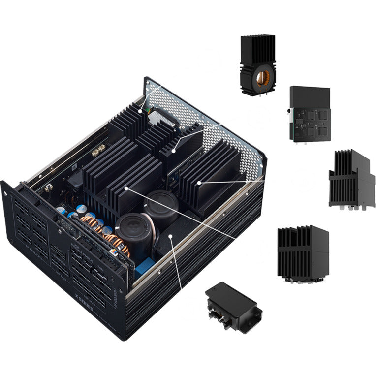 Cooler Master , 1100 watt voeding (zwart)