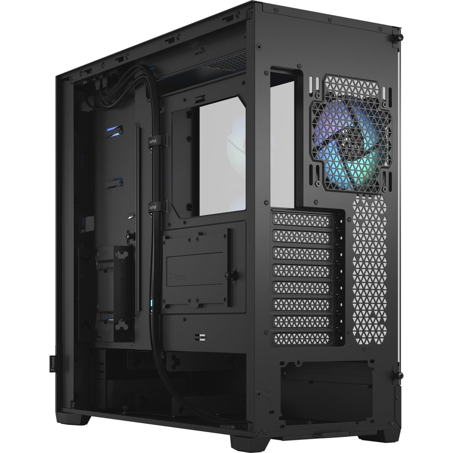 Fractal Design pop xl air rgb big tower behuizing (zwart | 2x usb-a | rgb | tempered glass)