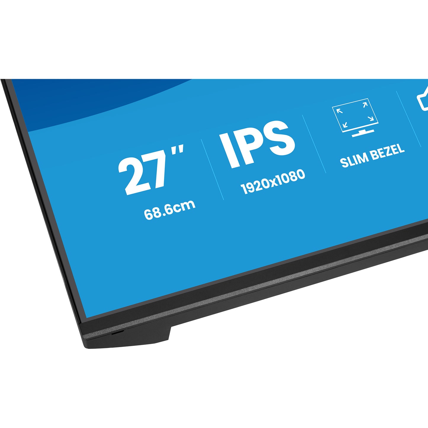Iiyama prolite x2793hsu-b1 27 monitor (zwart (mat), 120 hz, hdmi, displayport, usb, audio)