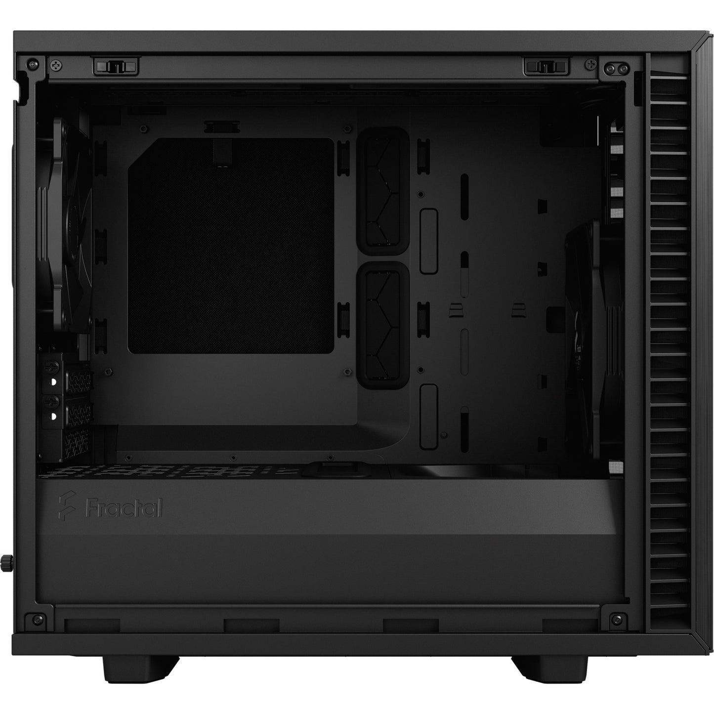 Fractal Design define 7 nano black tg light tint midi tower behuizing (zwart | 4x usb-a | 1x usb-c | window)