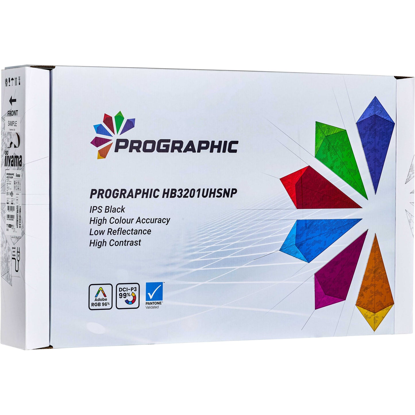 Iiyama prographic hb3201uhsnp-b1 31.5 4k uhd monitor (zwart (mat), hdmi, displayport, usb-c, audio)