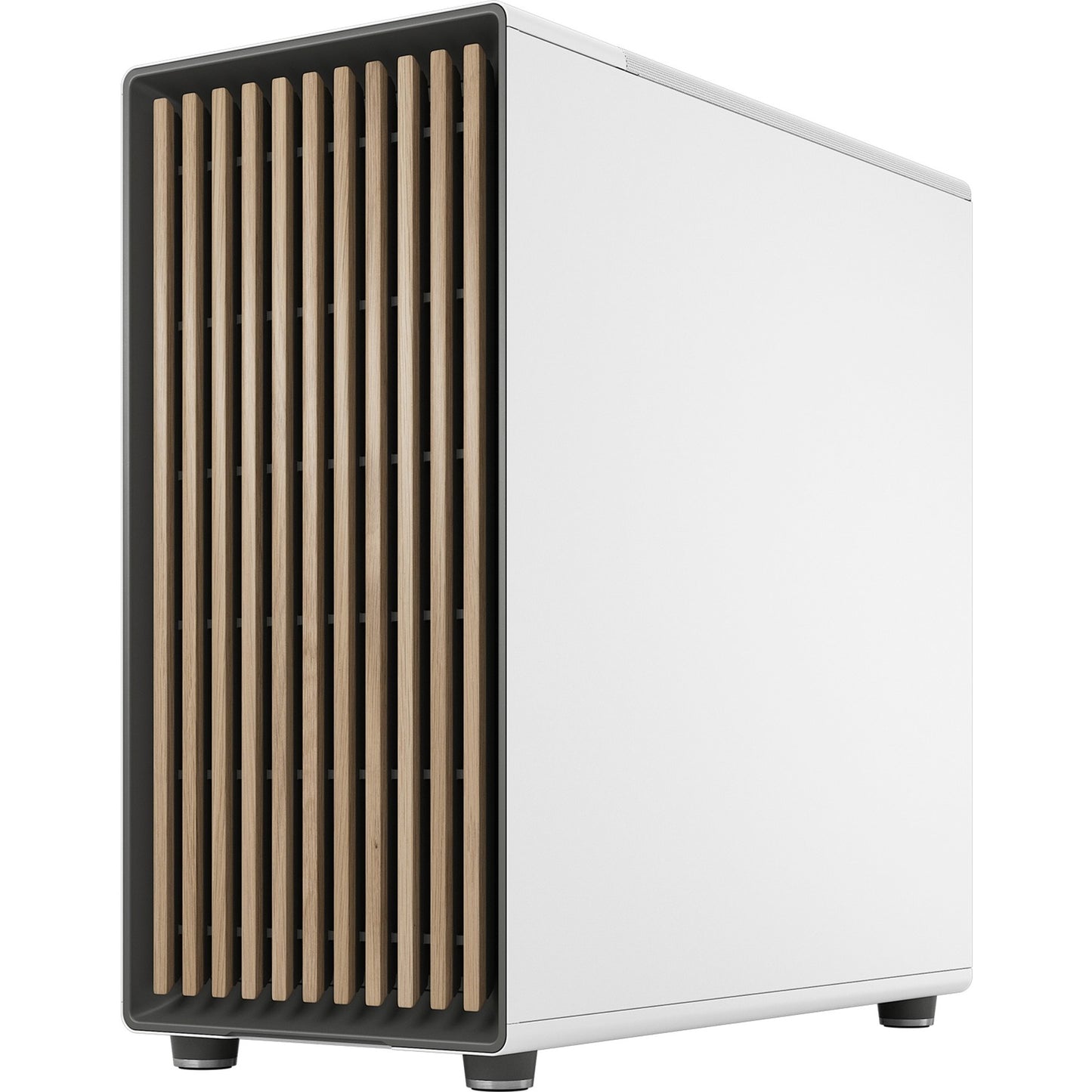 Fractal Design north xl midi tower behuizing (wit houtkleur | 2x usb-a | 1x usb-c)