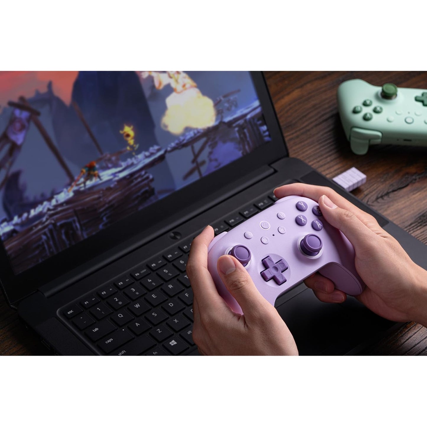 8BitDo ultimate 2c wireless gamepad (lila)