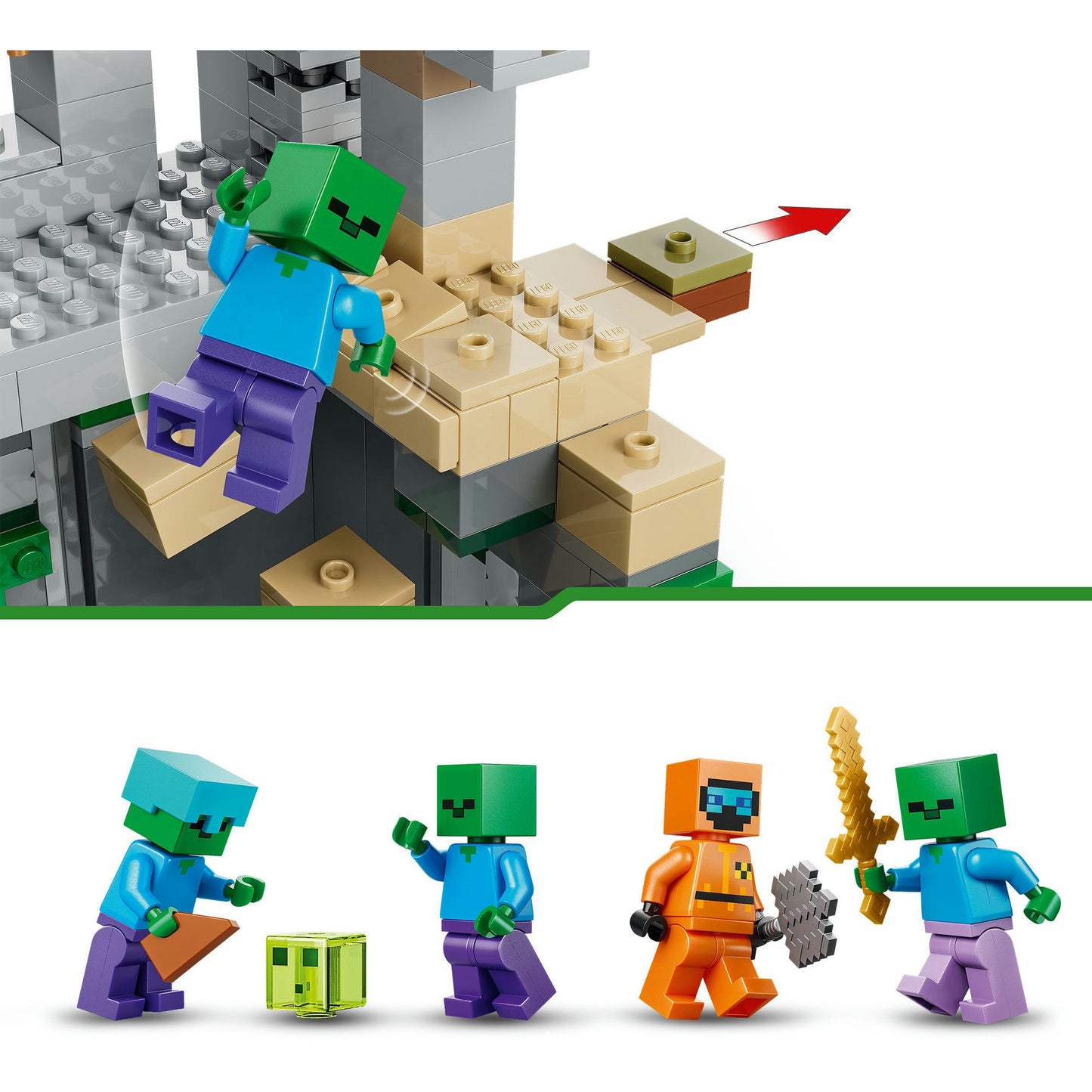 LEGO minecraft 21587 zombiekerker