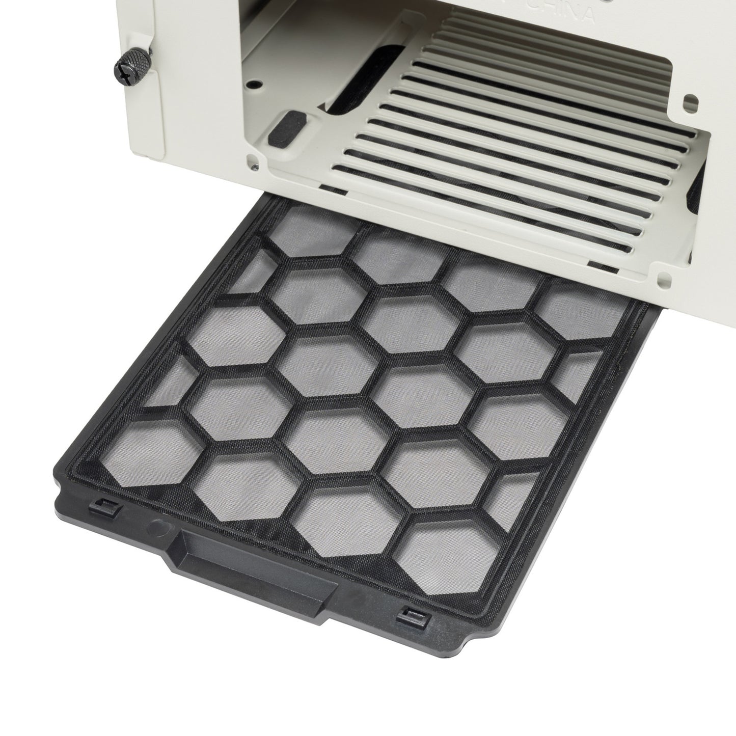 SilverStone flp02 midi tower behuizing (wit | 2x usb-a | 1x usb-c)