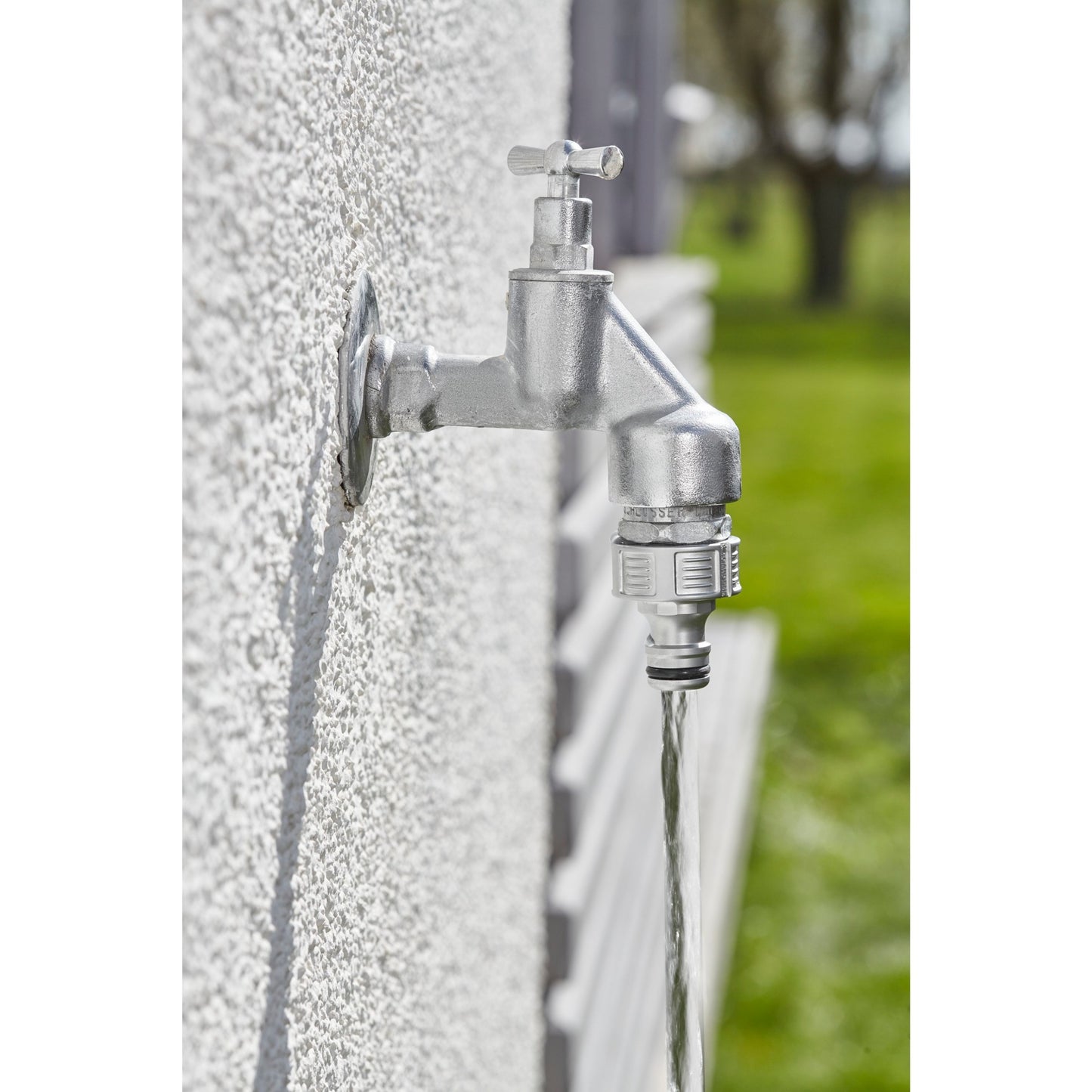 GARDENA premium kraanstuk 33,3 mm (g 1 ) (zilver, 18242-50)