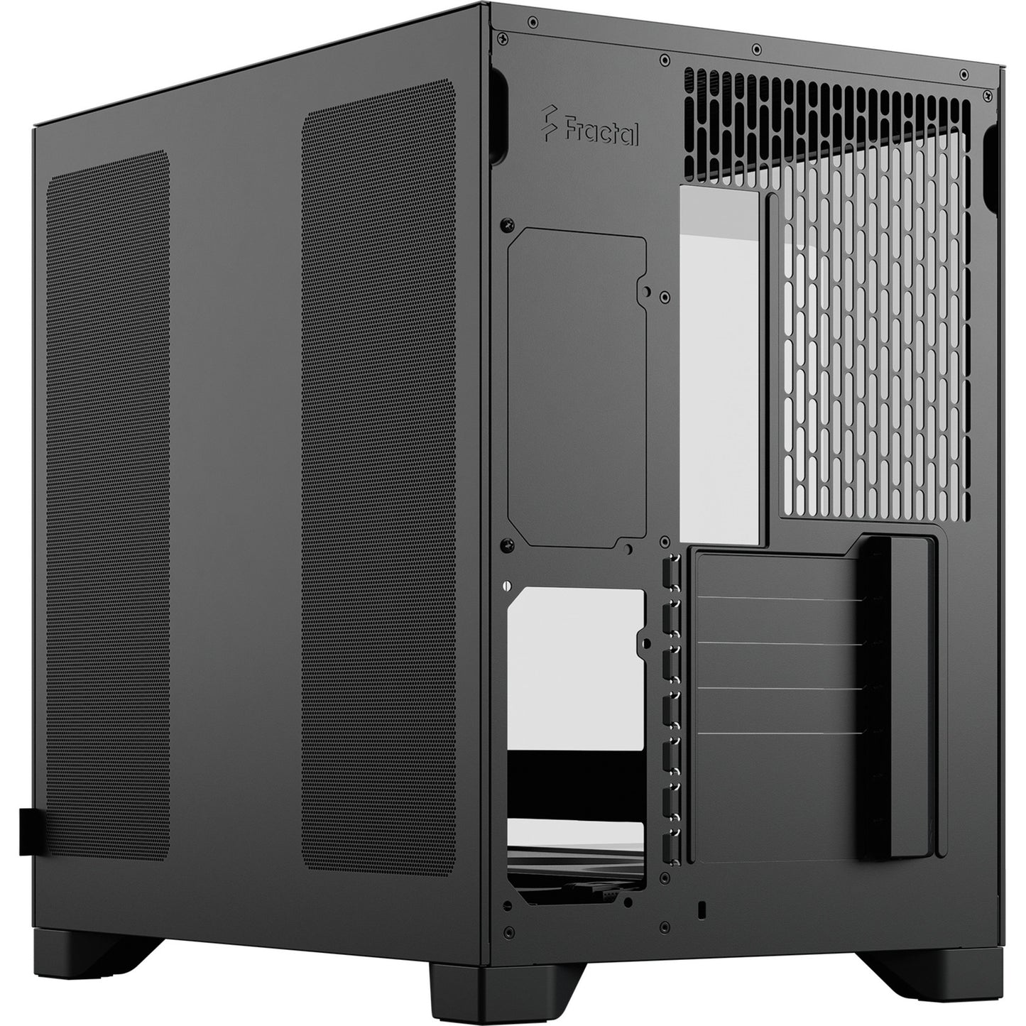 Fractal Design pop 2 vision midi tower behuizing (zwart | 1x usb-a | 1x usb-c | tempered glass)