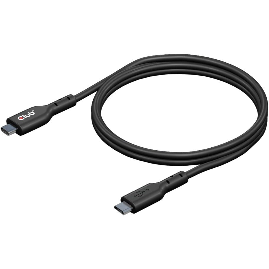 Club 3D usb-c 2.0 gen1 > micro usb kabel (zwart, 1 meter)