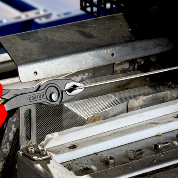 KNIPEX twingrip voorgrijptang 82 02 200 (rood blauw)