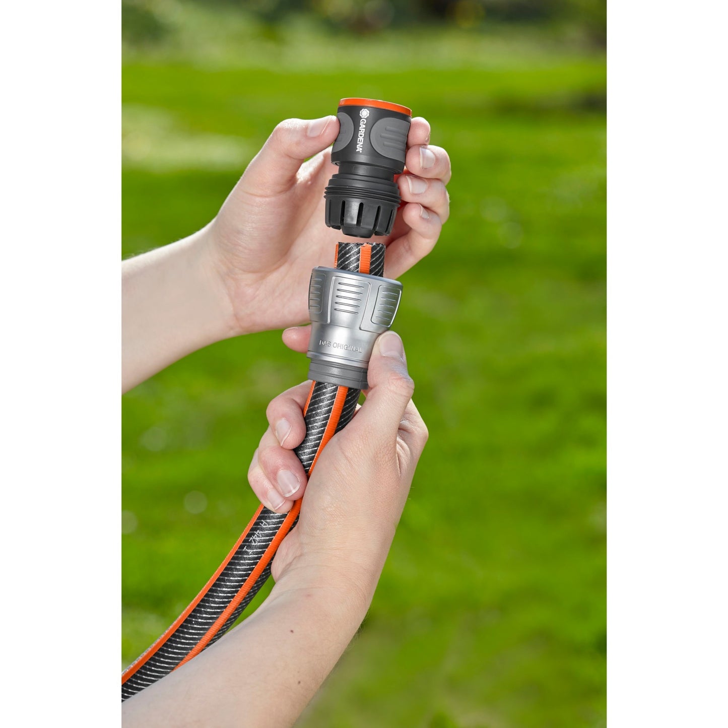 GARDENA premium slangstuk 19 mm (3 4 ) (grijs zilver, 18256-20)