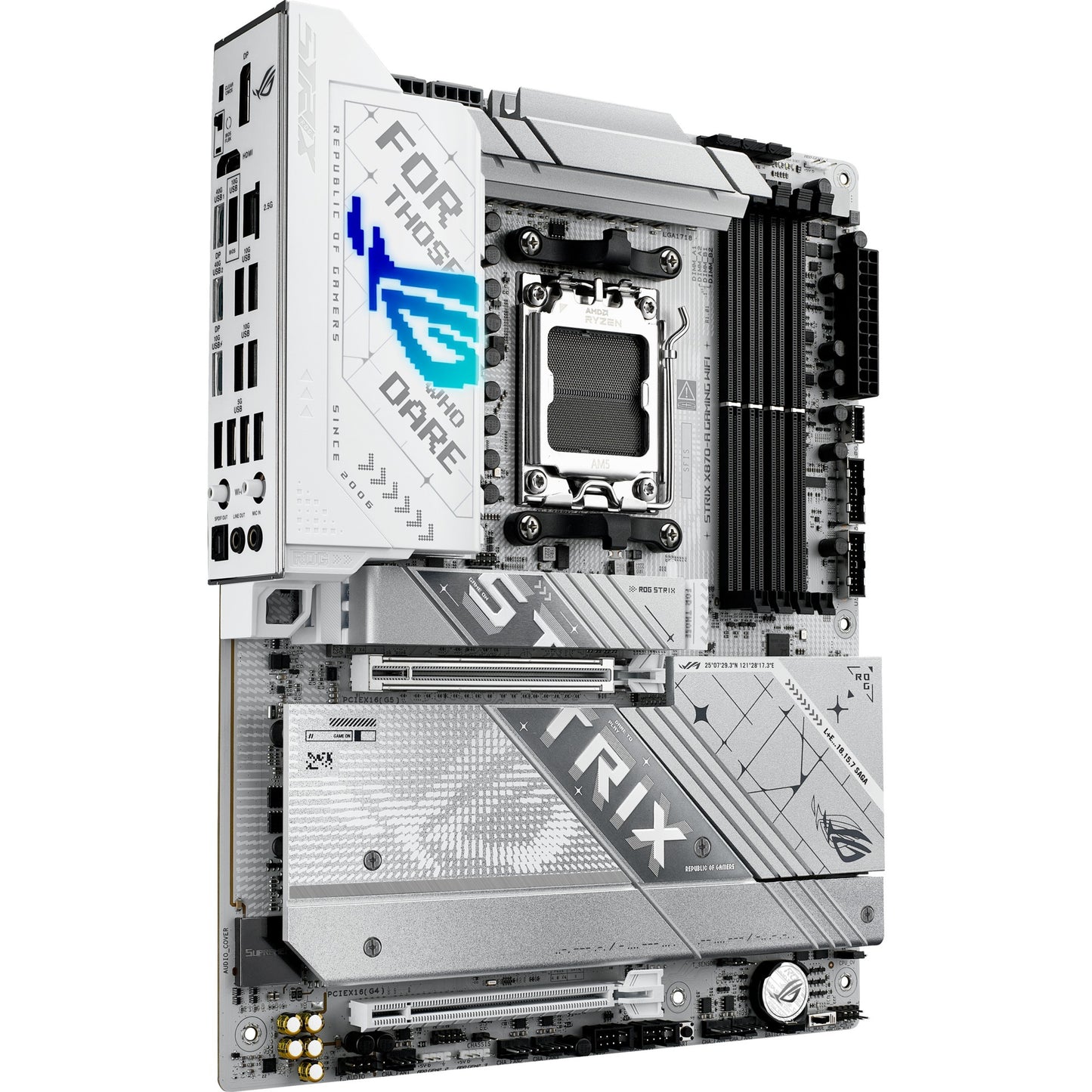 ASUS rog strix x870-a gaming wifi socket am5 moederbord (2,5gb-lan, wi-fi 7, bt, sound, atx)
