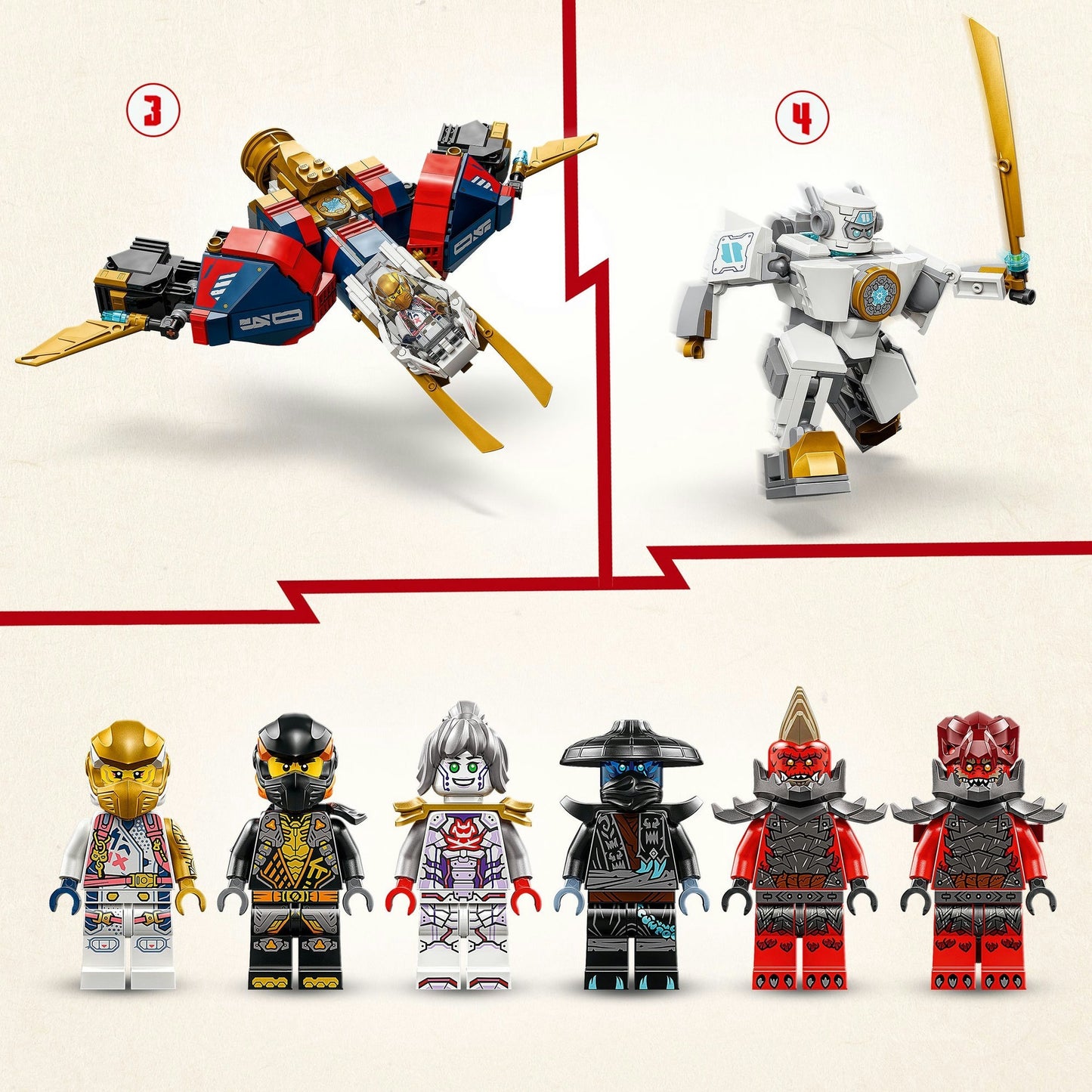 LEGO ninjago 71834 zane's ultra-combomecha