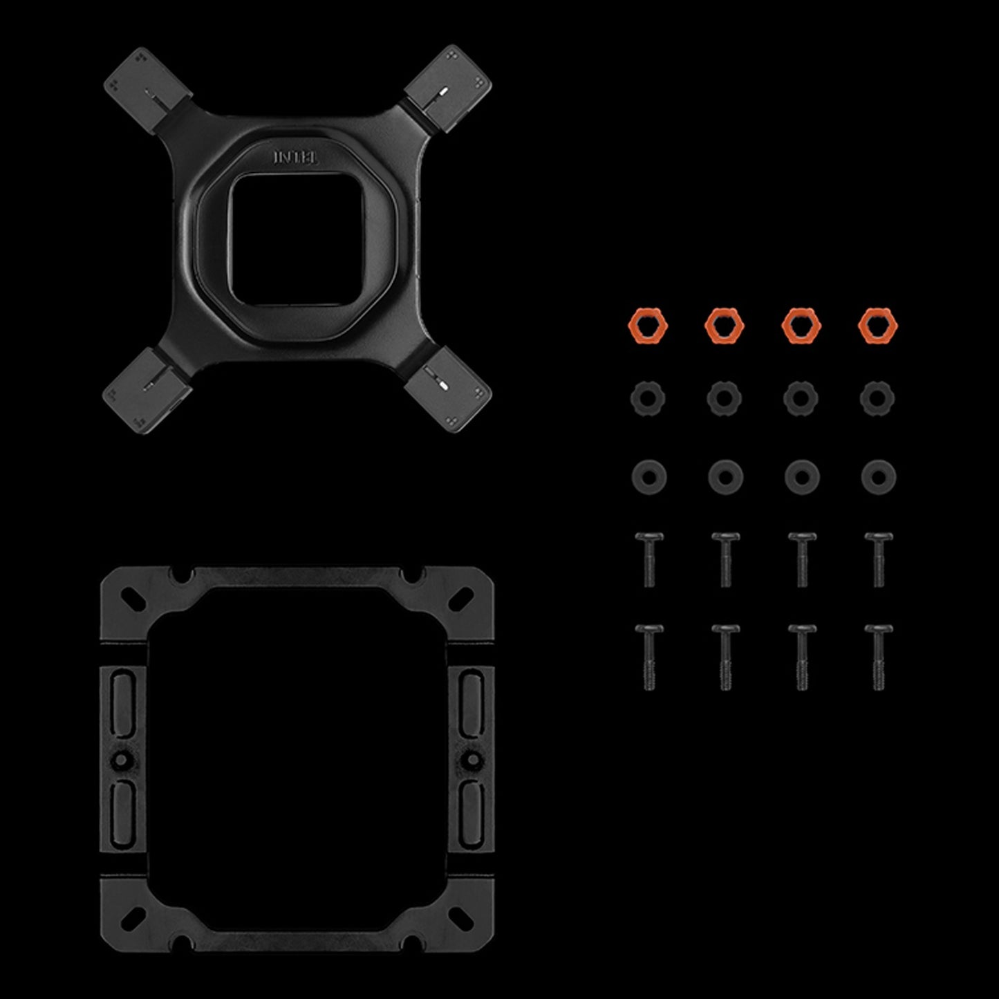 DeepCool ak400 zero dark plus cpu-koeler (zwart)