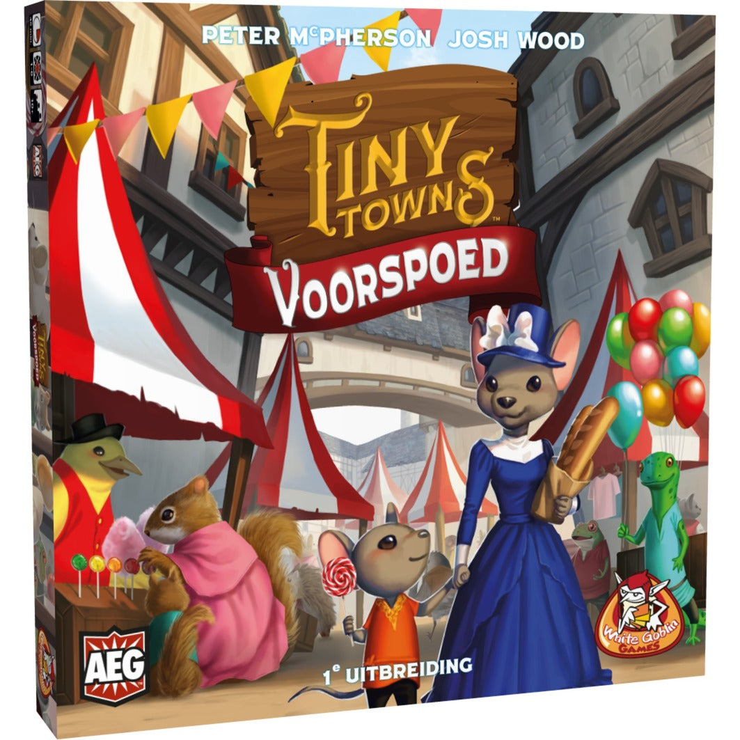 White Goblin Games tiny towns: voorspoed (1e uitbreiding) bordspel (uitbreiding, nederlands, 1 - 6 spelers, 30 - 60 minuten, vanaf 10 jaar)