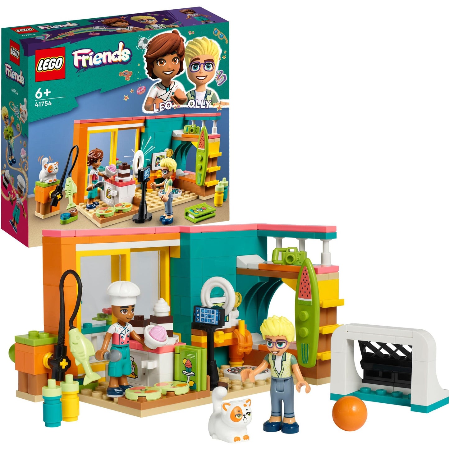LEGO friends - leo’s kamer constructiespeelgoed (41754)