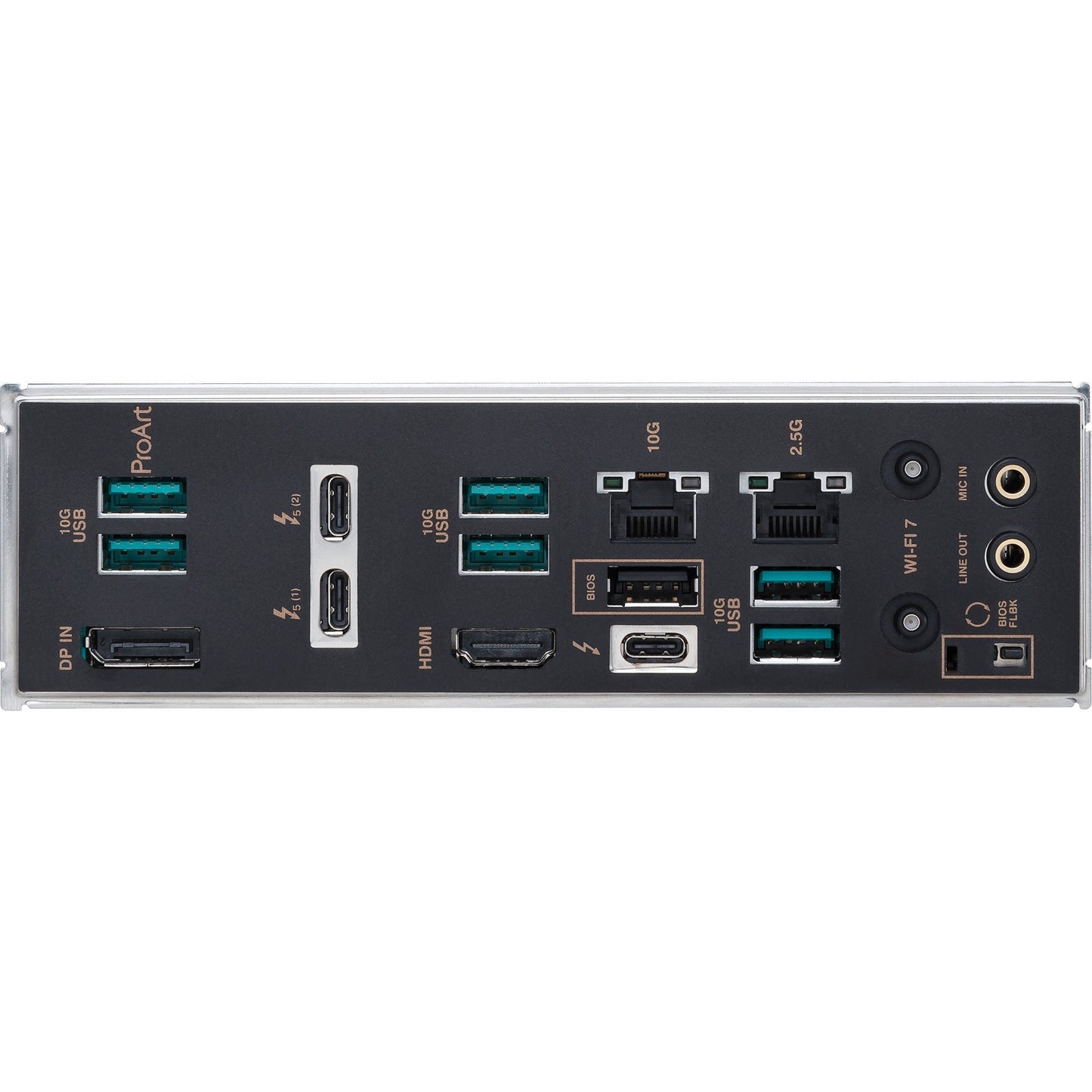 ASUS proart z890-creator wifi socket 1851 moederbord (raid, 2.5gb-lan, 10gb-lan, wi-fi 7, bt, sound, atx)