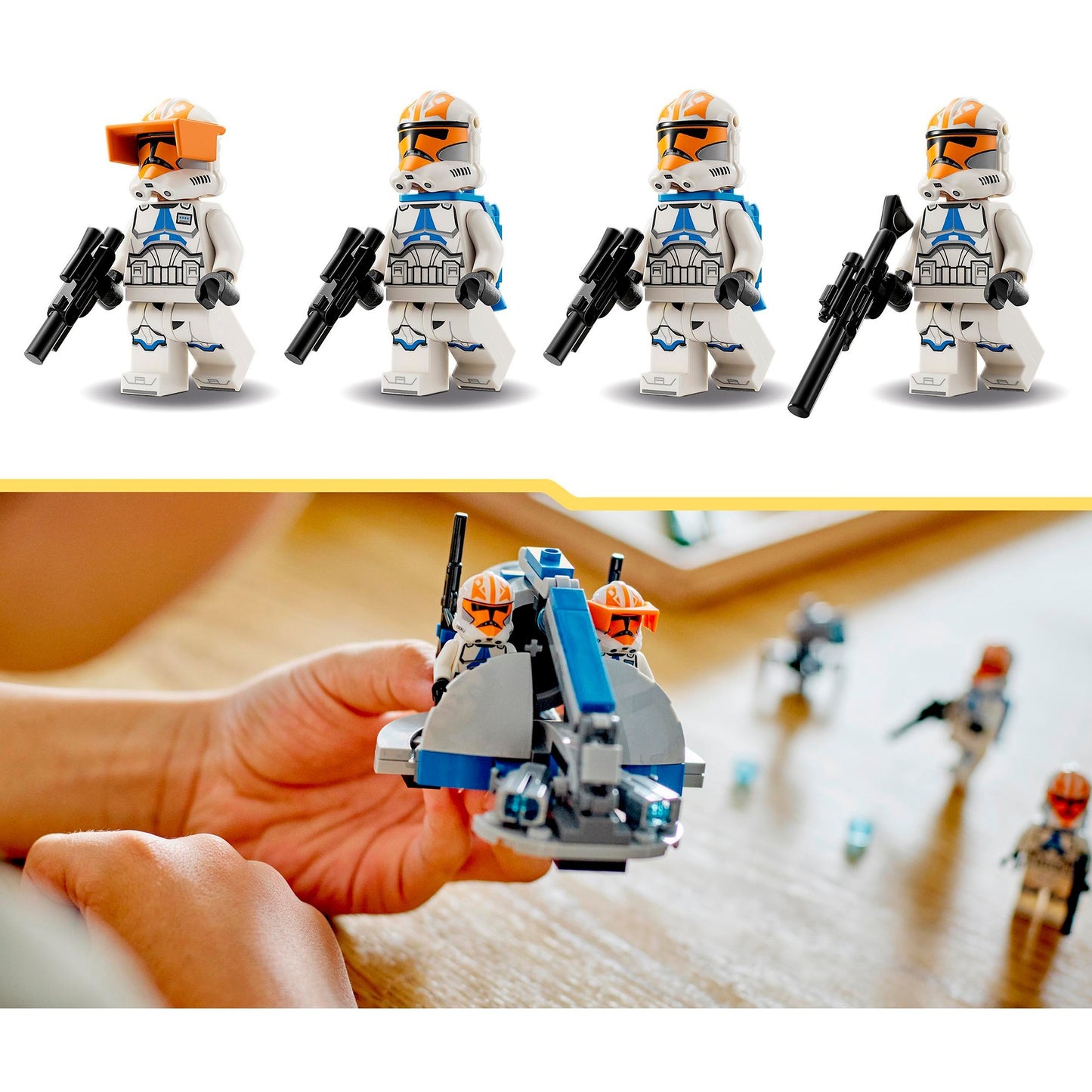 LEGO star wars - 332nd ahsoka's clone trooper battle pack constructiespeelgoed (75359)