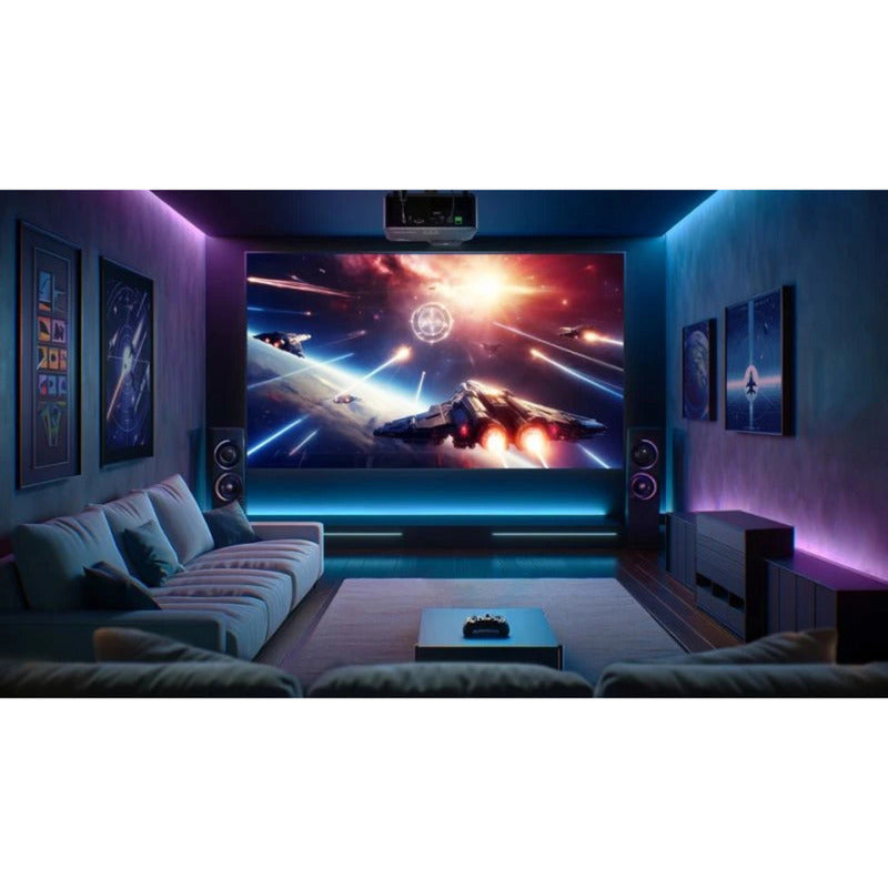 ViewSonic lx700-4ke rgb 4k hdr laser thuisbioscoop projector (zwart, 5200 rgb-laserlumen)