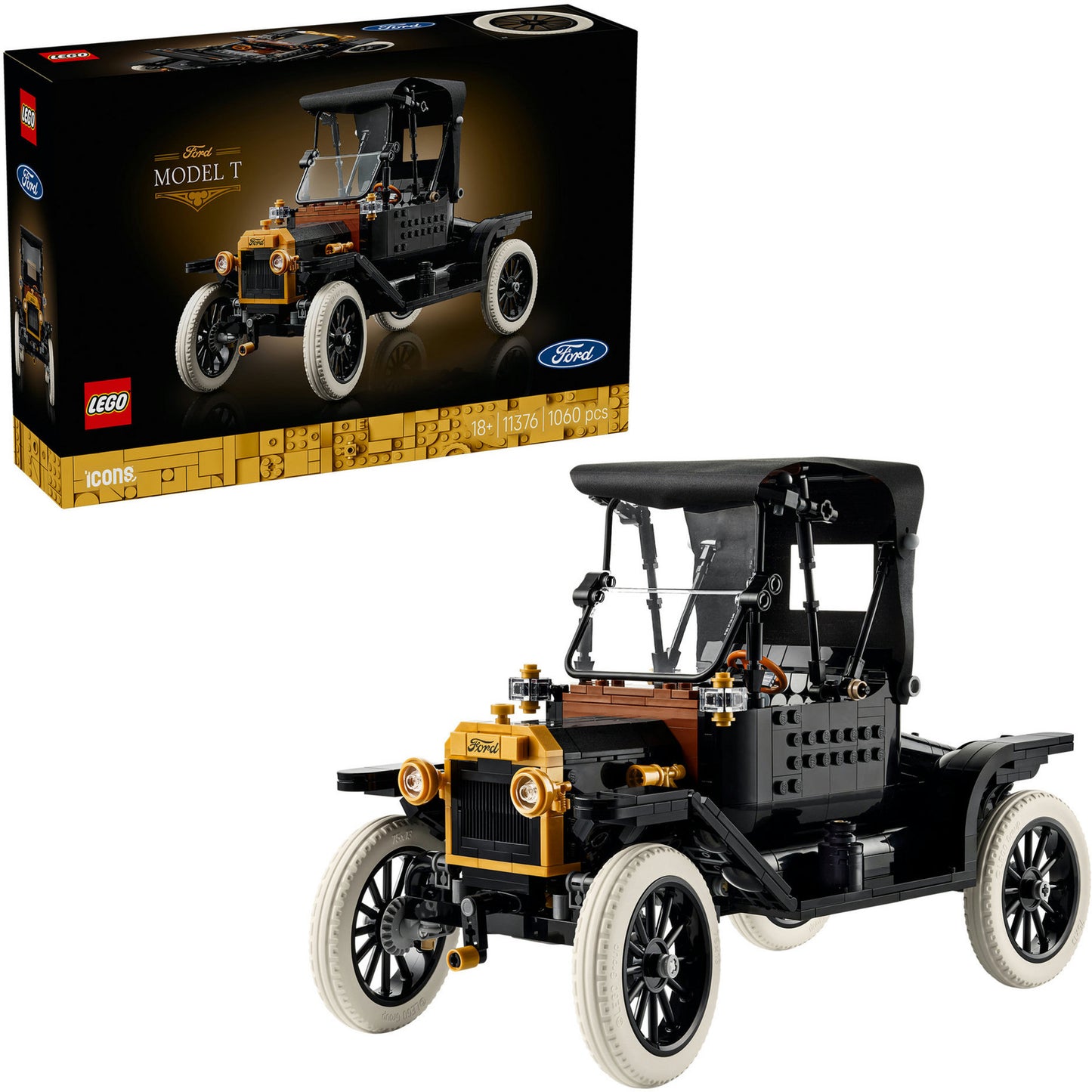 LEGO icons - ford model t constructiespeelgoed (11376, retail)