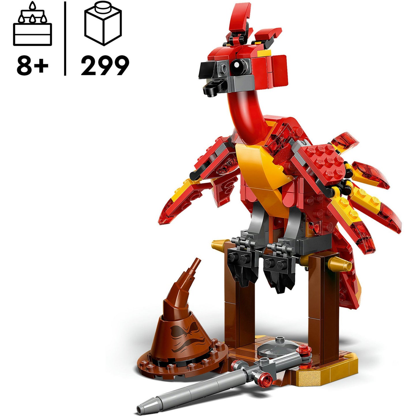 LEGO harry potter - felix: de feniks van perkamentus constructiespeelgoed (76448)