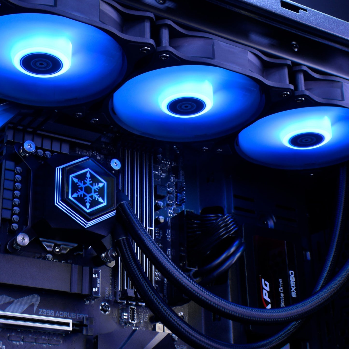 SilverStone sst-pf360-argb-v2 waterkoeling (zwart, incl. rgb controller)