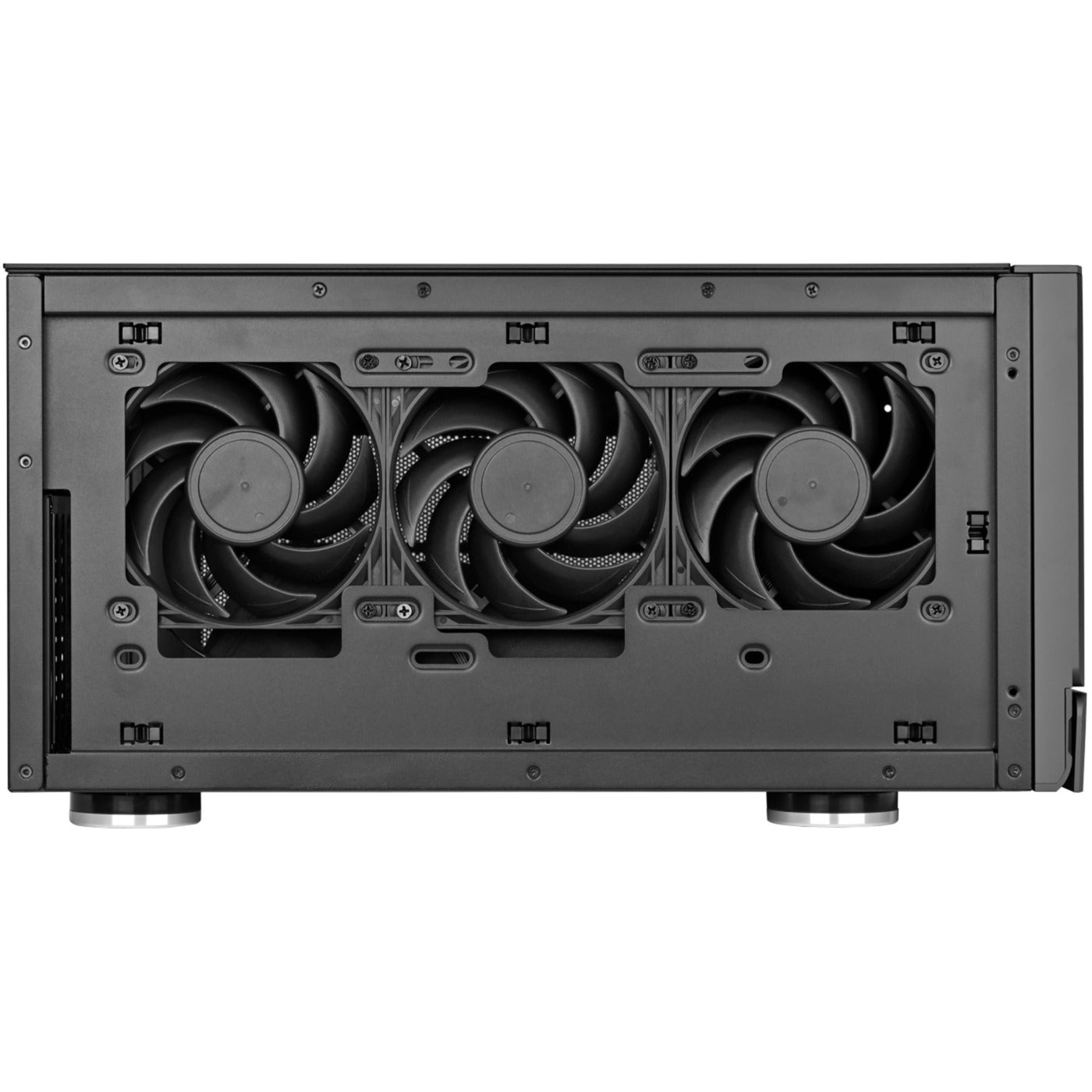 SilverStone crown 04 htpc behuizing (donkergrijs | 4x usb-a | 1x usb-c)