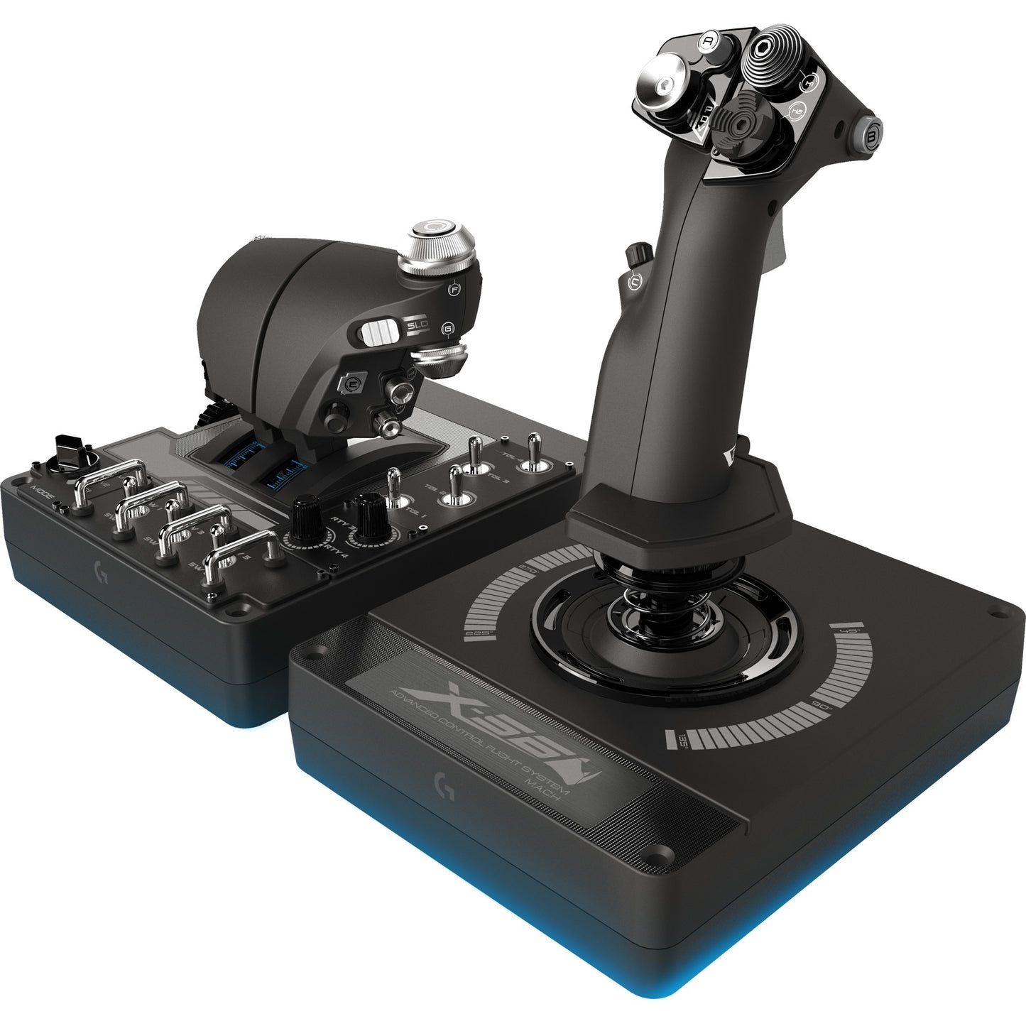 Logitech G x56 h.o.t.a.s. gaming hotas (zwart)