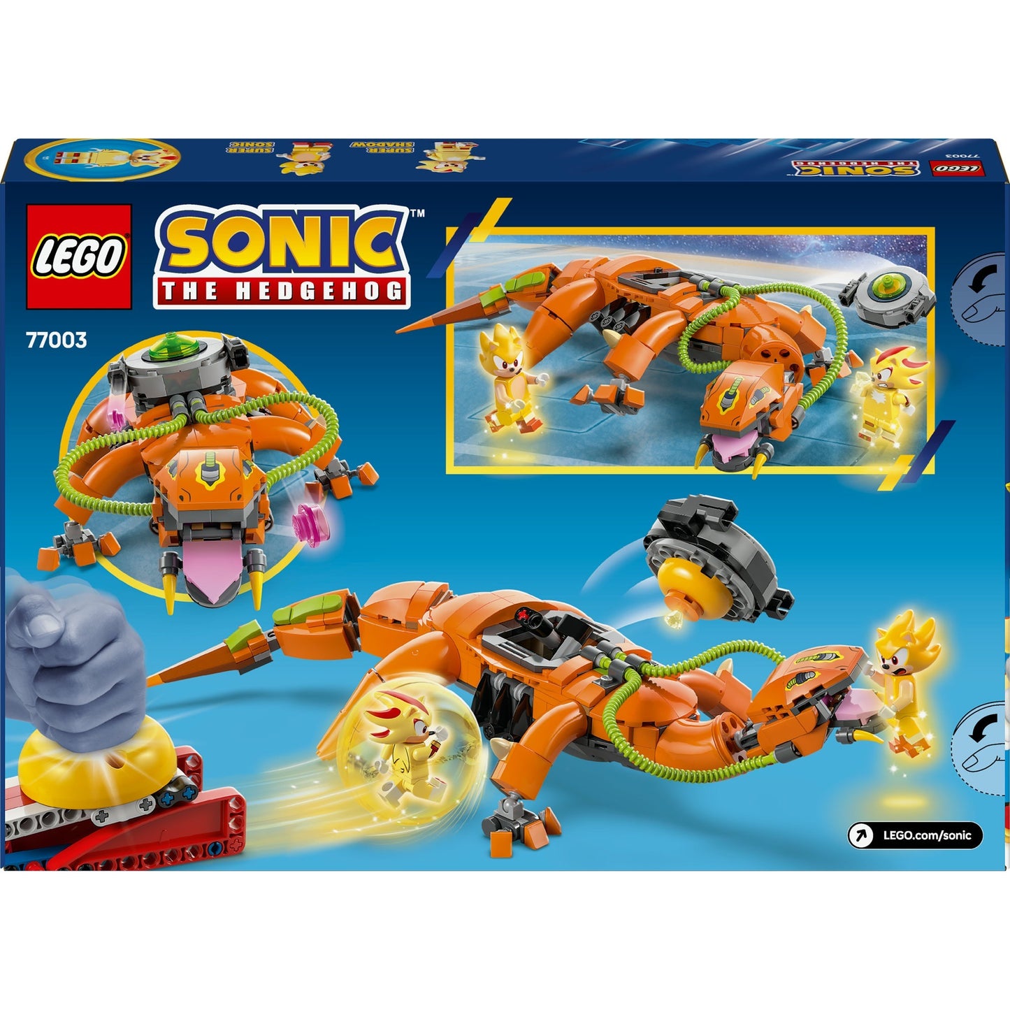 LEGO sonic the hedgehog 77003 super shadow vs. biolizard