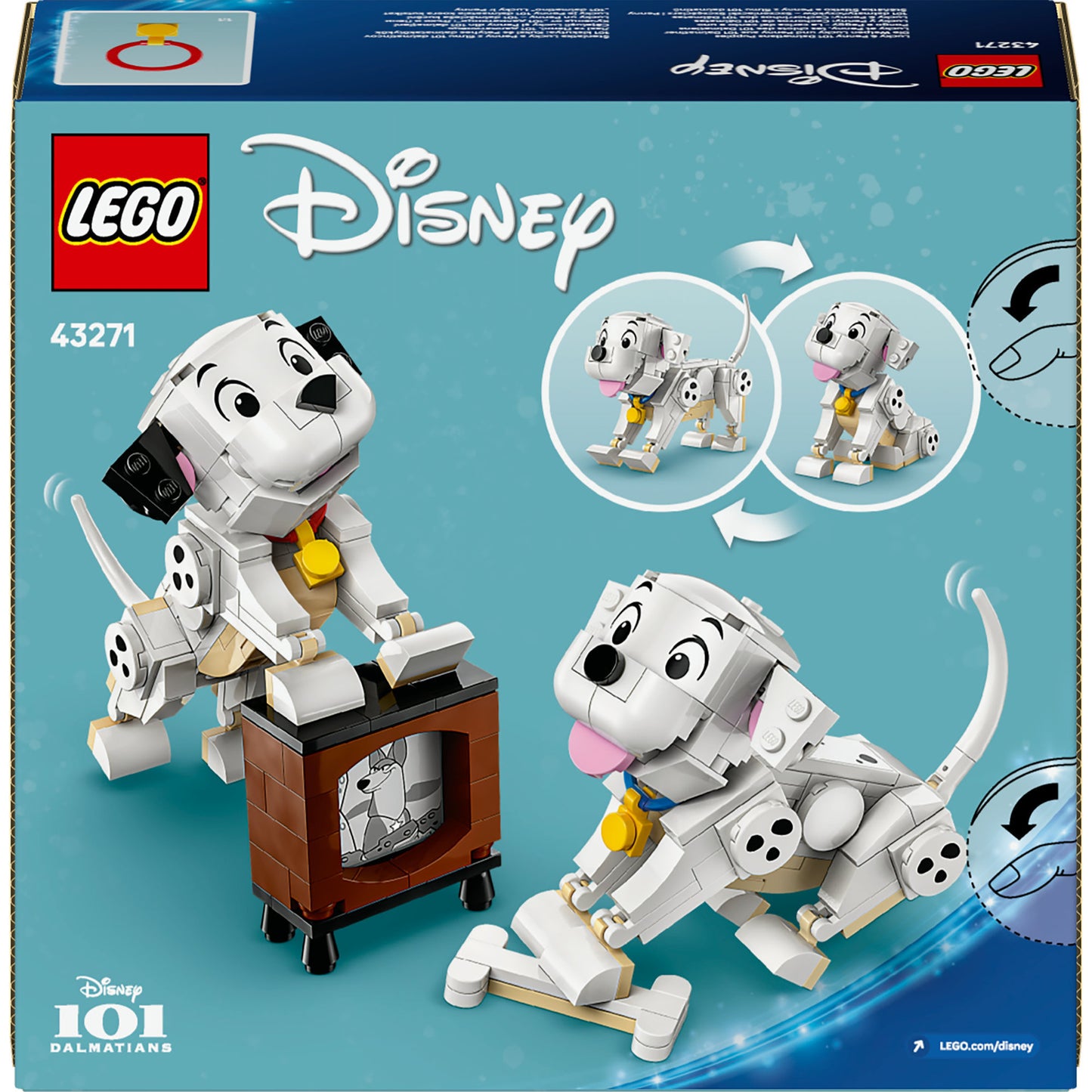 LEGO disney 43271 lucky en penny uit 101 dalmatiers