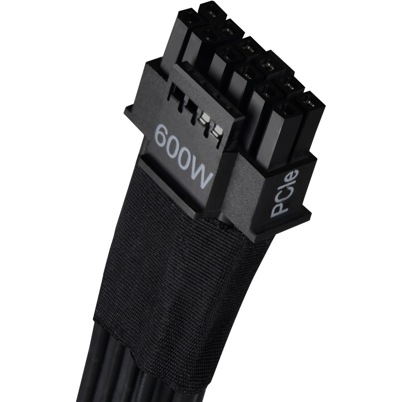 SilverStone 12vhpwr pcie adapter kabel sst-pp14-pcie (zwart, 0,55 meter)