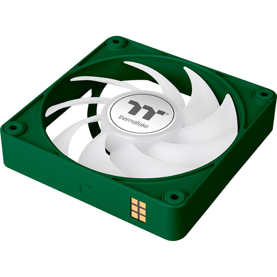 Thermaltake ct120 ex argb sync pc cooling fan racing green (3-fan pack) case fans (groen, 3 stuks, 120 x 120 x 25 mm, pwm)