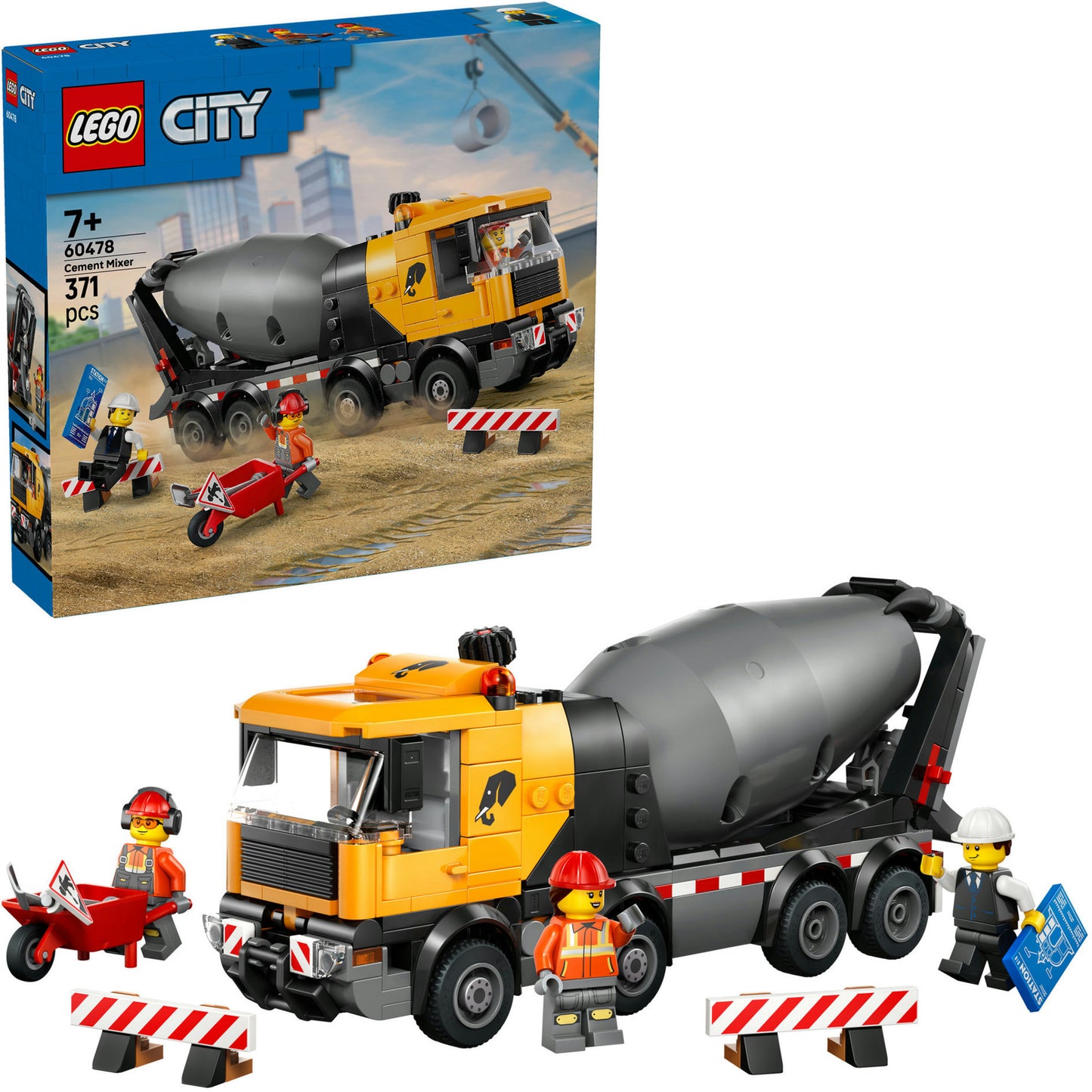 LEGO city 60478 cementwagen